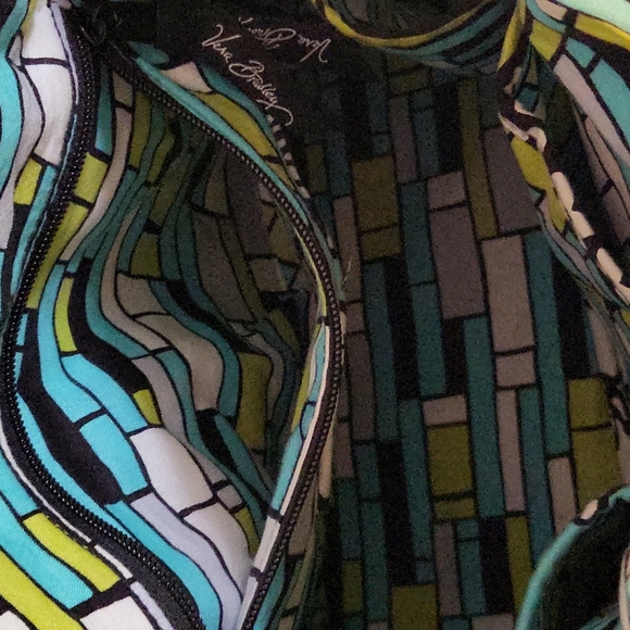 Vera Bradley Purse - good used condition - turquoise, black, white, green - Picture 5 of 10